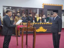 Perkuat Pengawasan KKN, Pemkot Metro Lantik Kepala Inspektorat